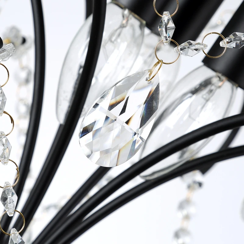 YUNYI гостиная/столовая подвесная роскошная современная хрустальная люстра в