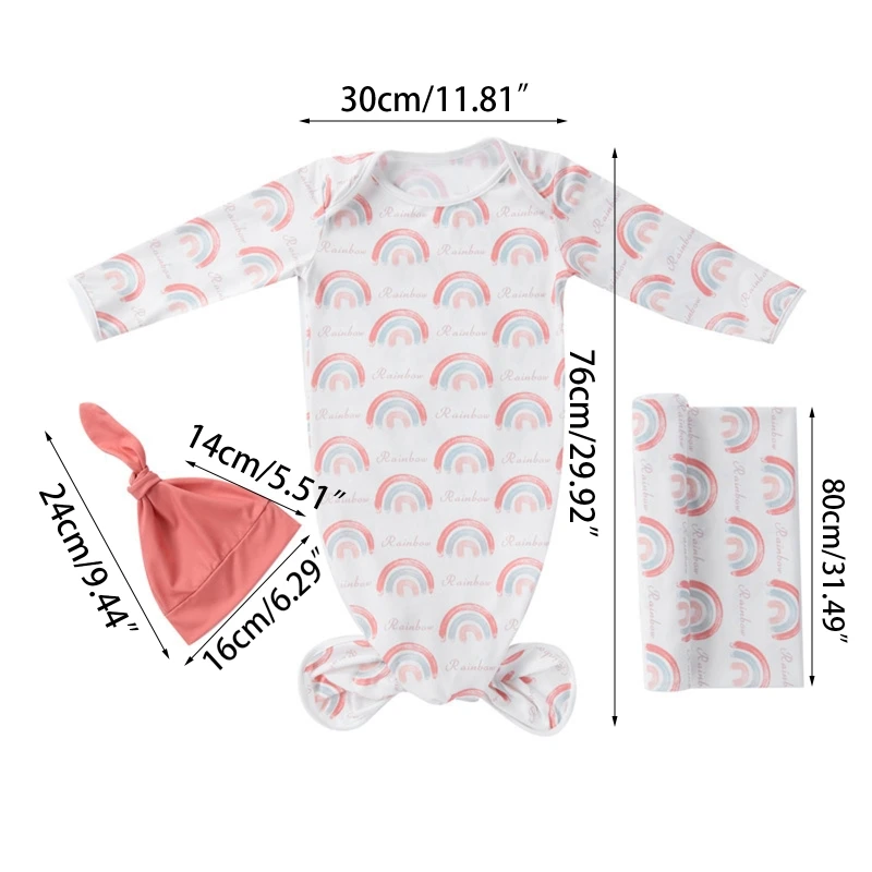 

3 шт., детский спальный мешок с принтом