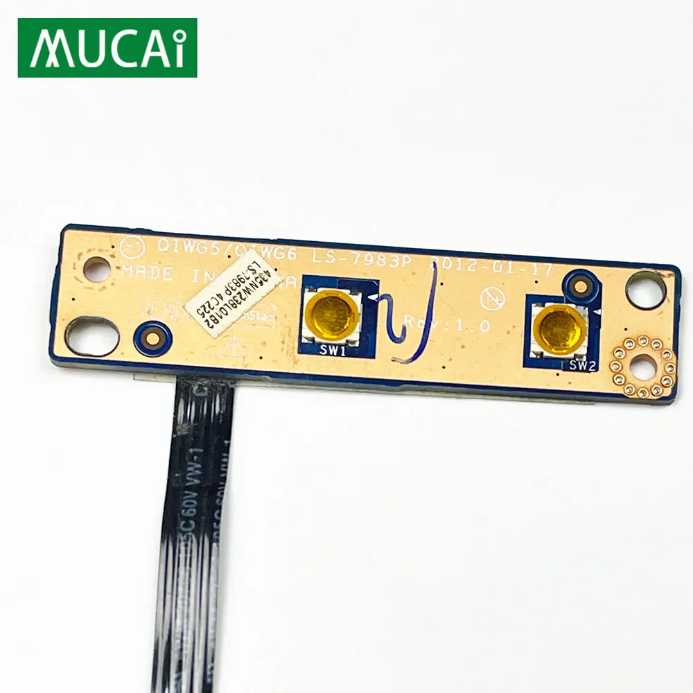 Кнопка питания для ноутбука lenovo G480 G485 N580 N585 G585 G580 P585, плата с кабелем, фотосессия 12 см/19 см, ремонтные аксессуары