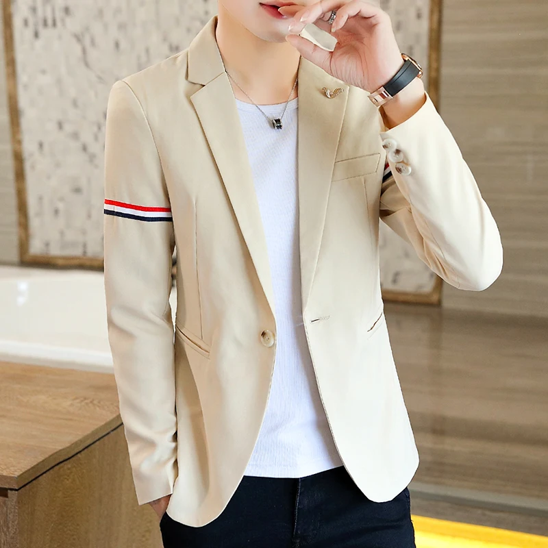 

High Quality Suit Jacket New Style Classic Brand Casual Fashion Slim Fit Men Suits Jacket Business Blazer Coats Mens Clothes 3XL