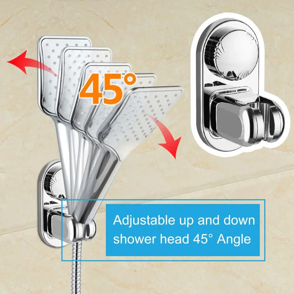

Shower Seat with Adjustable Angle Versatile Shower Head Holders Adjustable Relocatable Wall Mounted Design for Easy Installation
