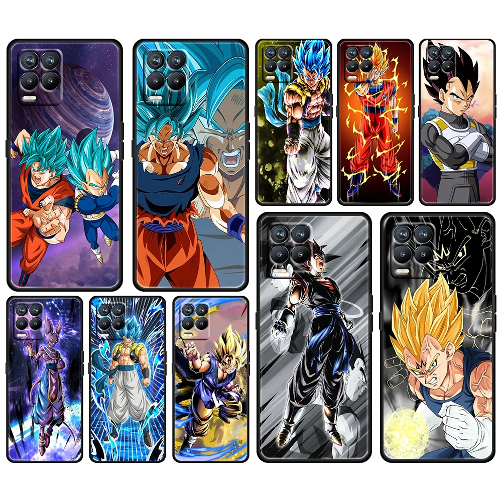 

Cartoon Dragon Ball Goku Cool For OPPO Realme GT Neo Master Edition 9i 8 7 Pro C21S Narzo 30 5G Fundas Soft TPU Black Phone Case