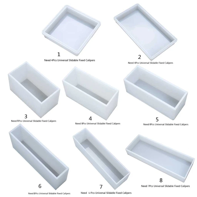 

Resin Epoxy Mold Square Moulds Casting for Silicone Crafts DIY Candle