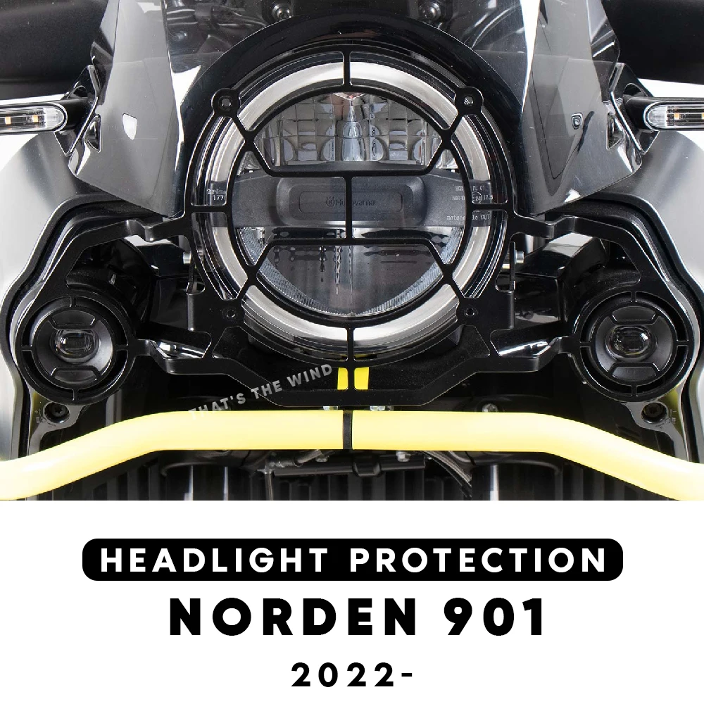 For HUSQVARNA NORDEN 901 NORDEN901 2022 - Motorcycle Headlight Protector Grille Guard Cover Protection Grill