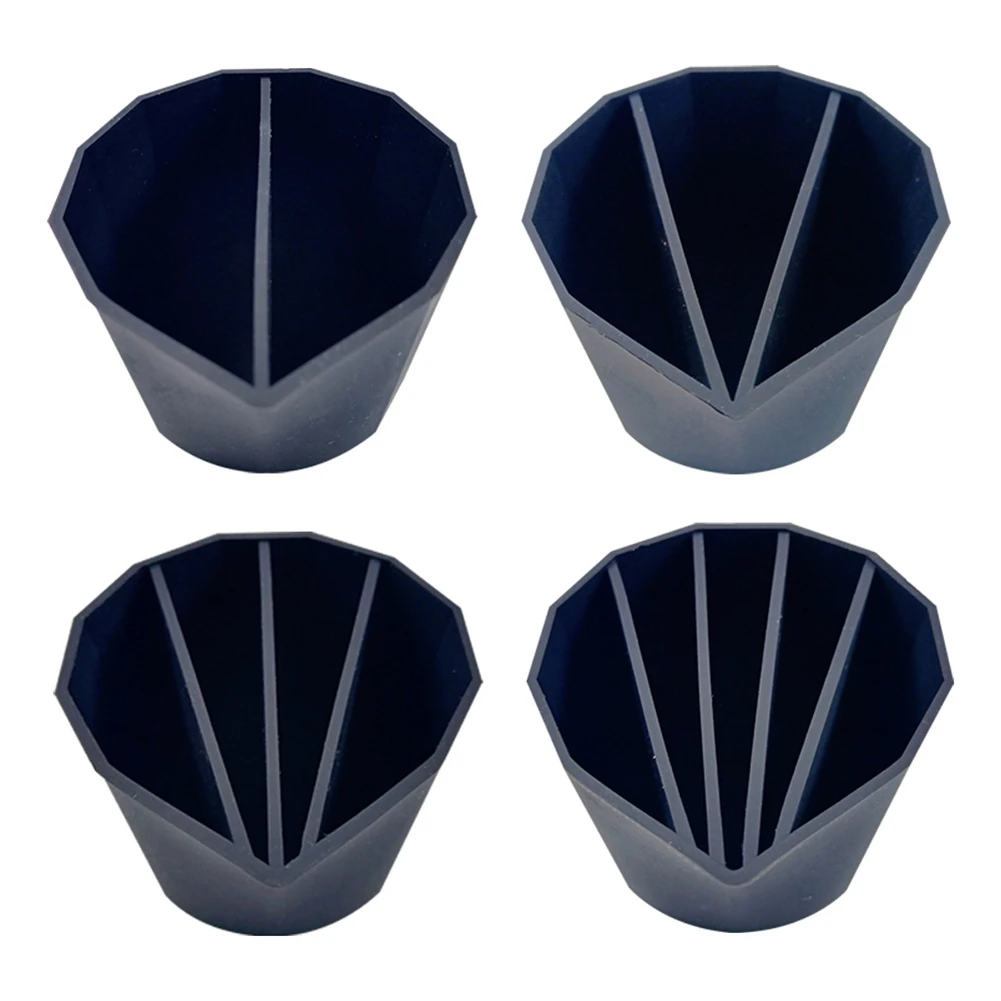 

4Pcs Distributing Cup Silicone Measuring Cups Resin Tools Color Mixing Cup for Dispensing Handmade Crafts,Black