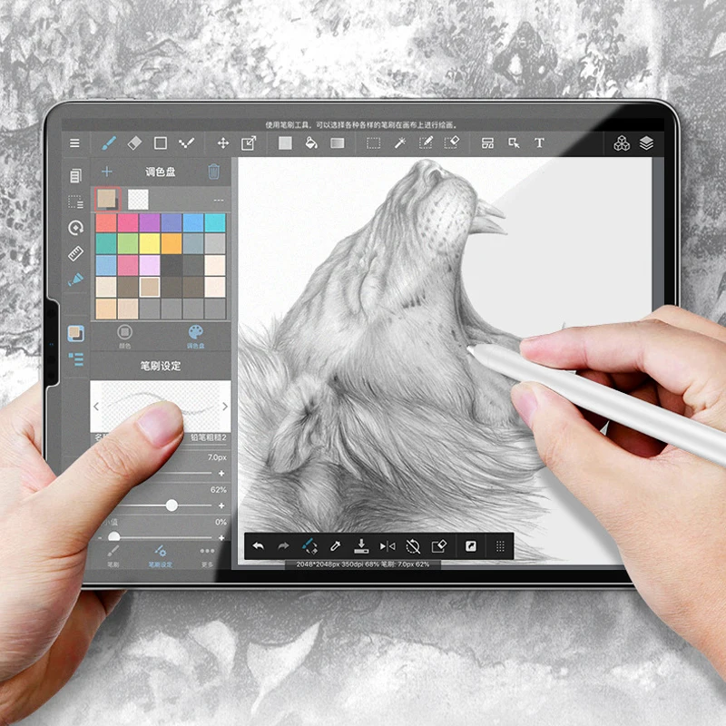 painting screen protector for samsung galaxy tab a8 a7 s6 lite 10 4 s7 11 2020 s7 plus fe 12 4 drawing anti glare pe mate film free global shipping