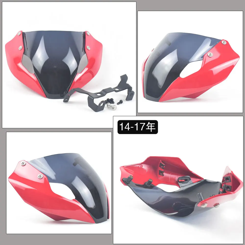 

Переднее ветровое стекло для Ducati 821 обтекатель Monster 821 1200 Stnipe дефлектор 2014-2017 год