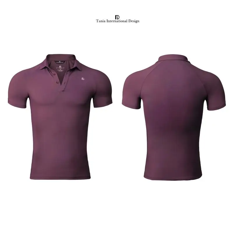 Топ для современных танцев 2024 Мужская одежда тренировок бальных с коротким