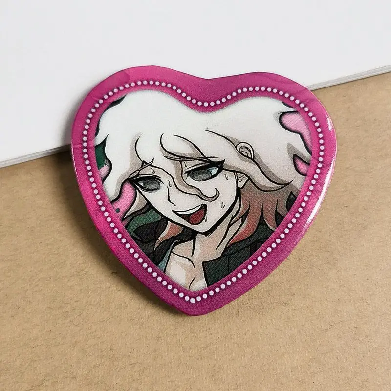 Брошь с эмалью Danganronpa для косплея Mitsukan Miki Nagito Komaeda Hinata Hajime Nanami Chiaki