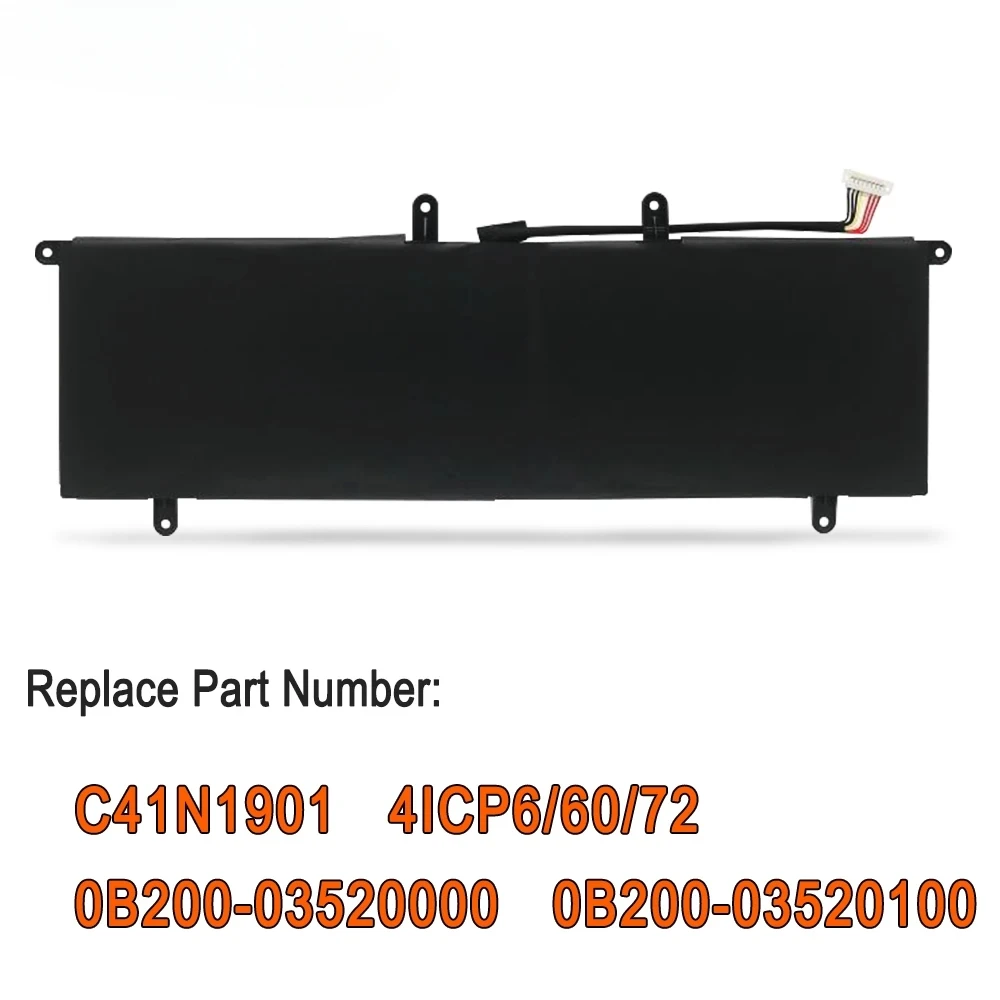 C41N1901 Аккумулятор для ноутбука Asus ZenBook Duo UX4000F UX481FL UX4000FL UX481FA UX481F 0B200- 03520100 03520000 4ICP6/60/72