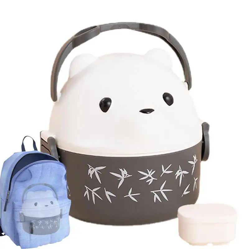 

Bear Lunch Box Lunch Box For Office Work With Spectacled Bear Design Microwave Safety Insulated Lunch Container With Handle