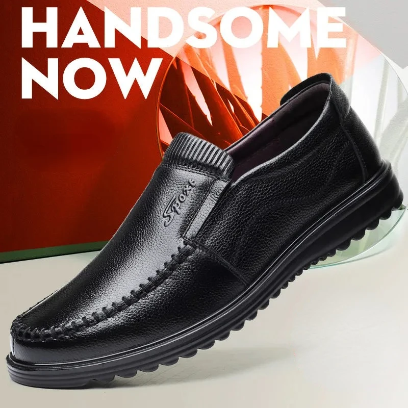 

New Men Dress Shoes Trend Men Formal Shoes Business Luxury Breathable Non-slip Men Oxfords Footwear All-match Suit Shoes Men