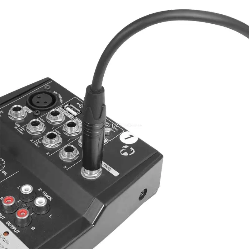 Профессиональный инструментальный кабель 1/4 дюйма для электрогитары и микшерных