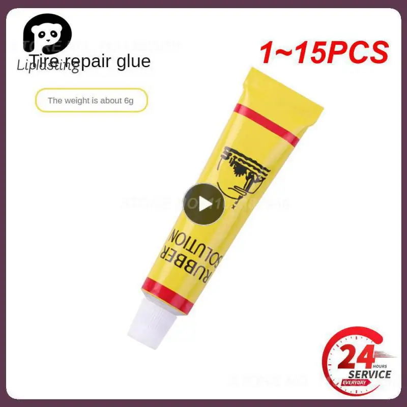 

1~15PCS 6ml Car Tire Repairing Glue Tyre Inner Tube Puncture Repair Tools Motorcycle Bike Universal Portable Repairing Glues