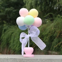 car ornaments love confession balloons cute creative personality macaron car decorations in the car