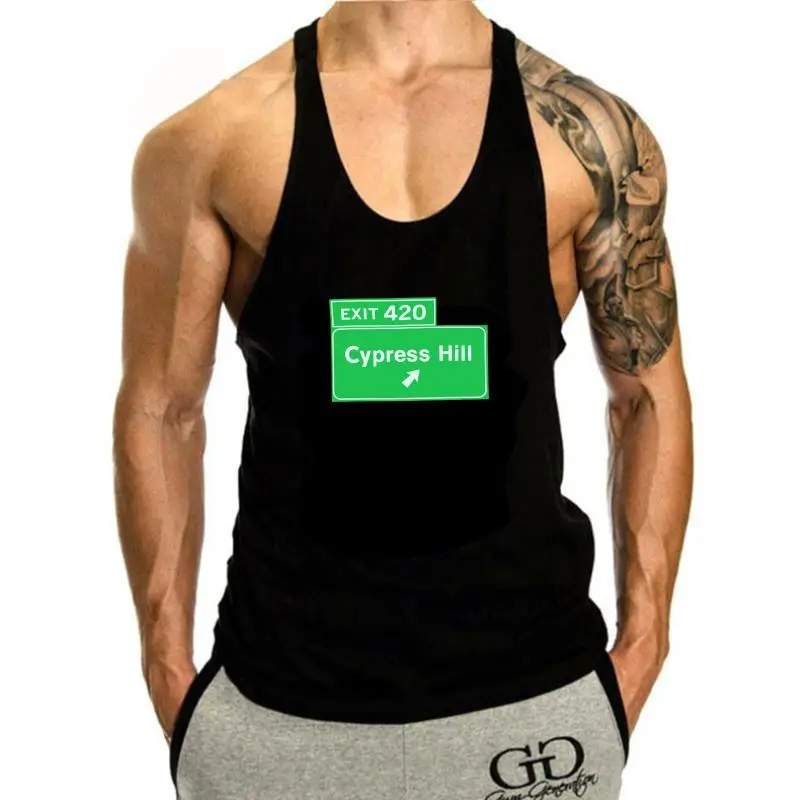 

Adult Cypress Hill Exit 420 Black tank top men