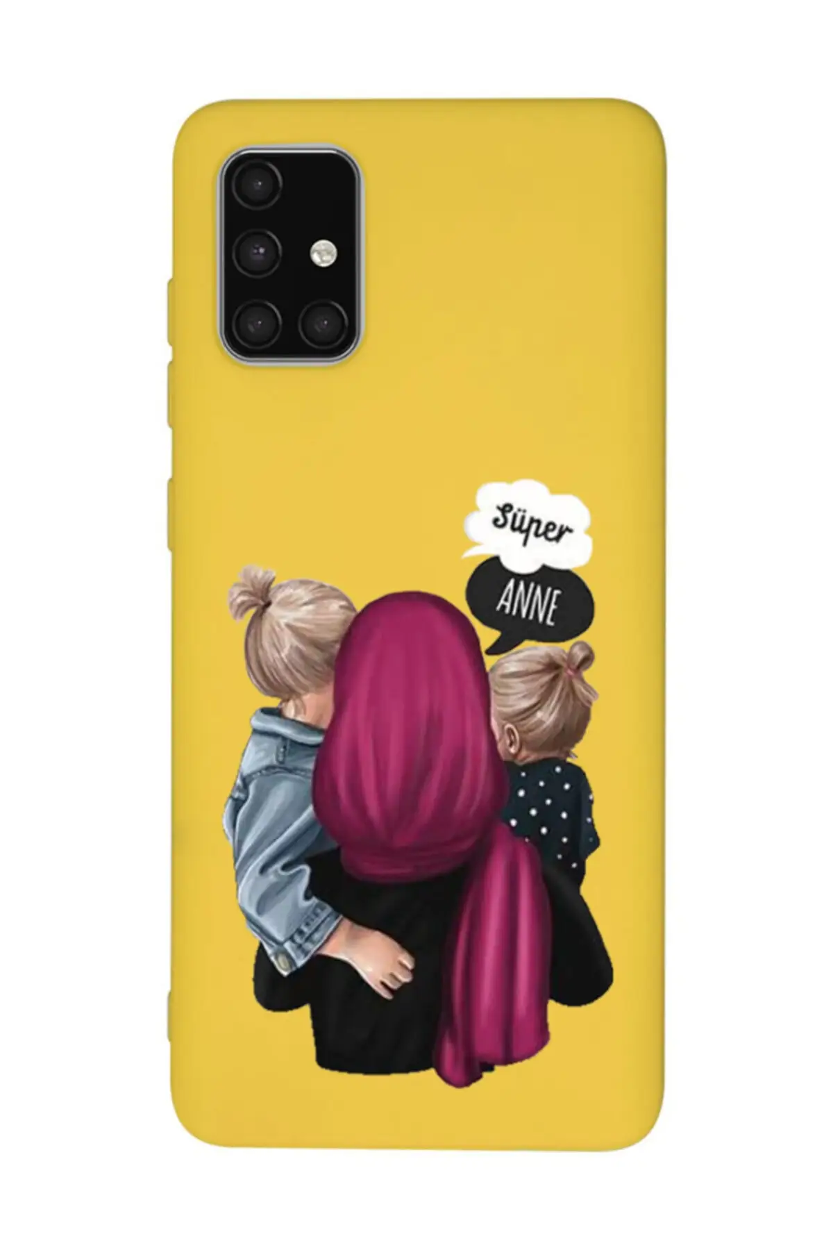 

Желтый чехол для телефона Galaxy A71 совместимый с Hijab Mother