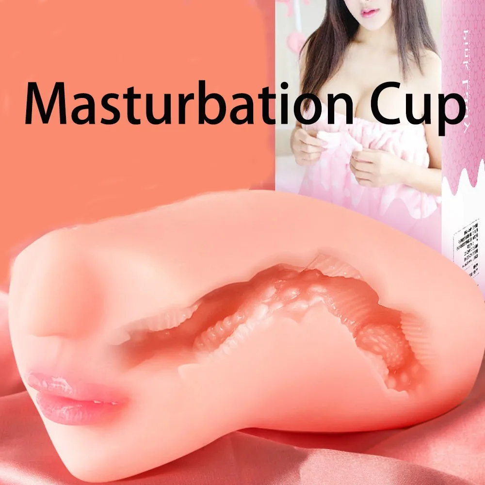 

Male Masturbation Sex Toys For Men Artificial Pocket Pussy Realistic Vagina Egg Masturbators Blowjob Intimate Goods Aircraft Cup