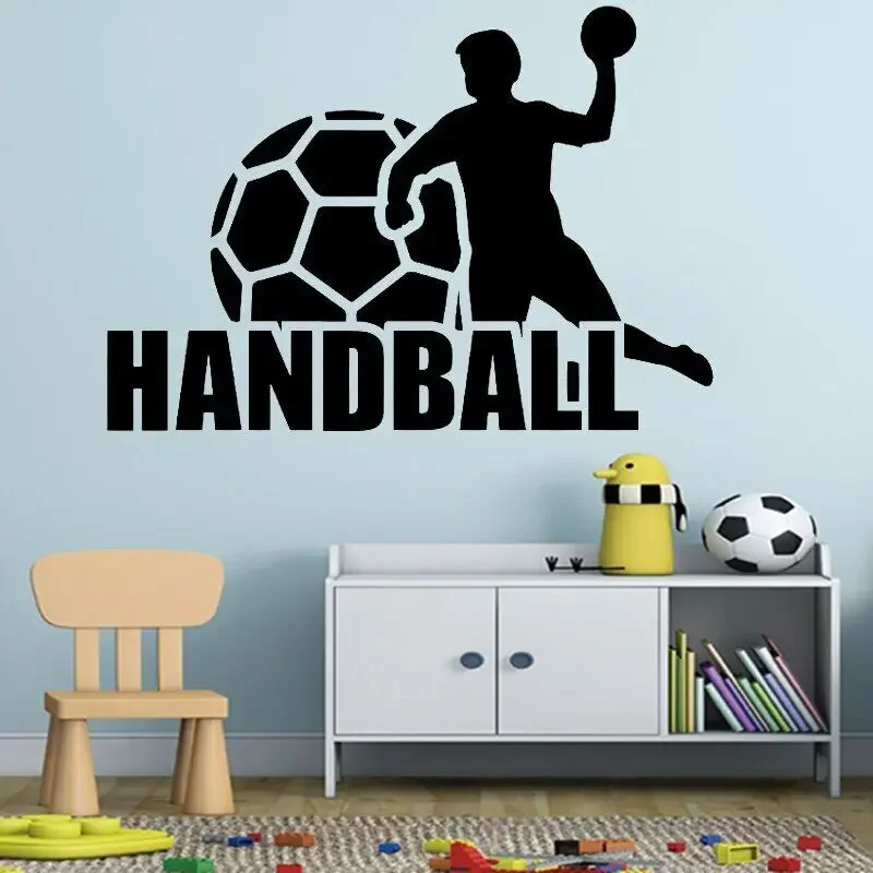 Настенная виниловая наклейка в виде гандбола спортивные фотообои