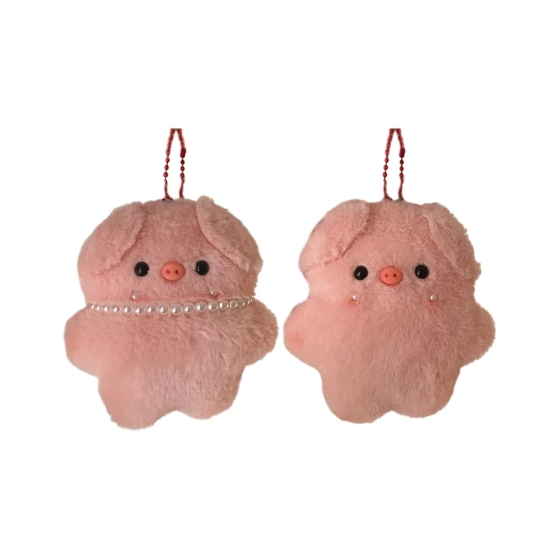 

Delicate Pig Plush Toy Pendant Fashionable Pink Pig Keys Holder Plush Dolls