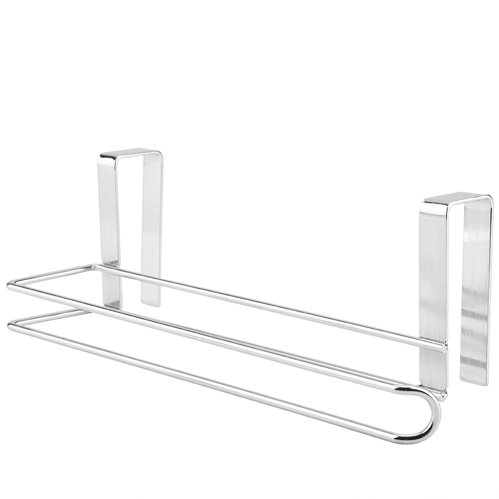 Stainless Steel Kitchen Over Door Roll Paper Holder Paper Towel Rack Hanger Paper Towel Holder Paper Towel Holder Paper Towel