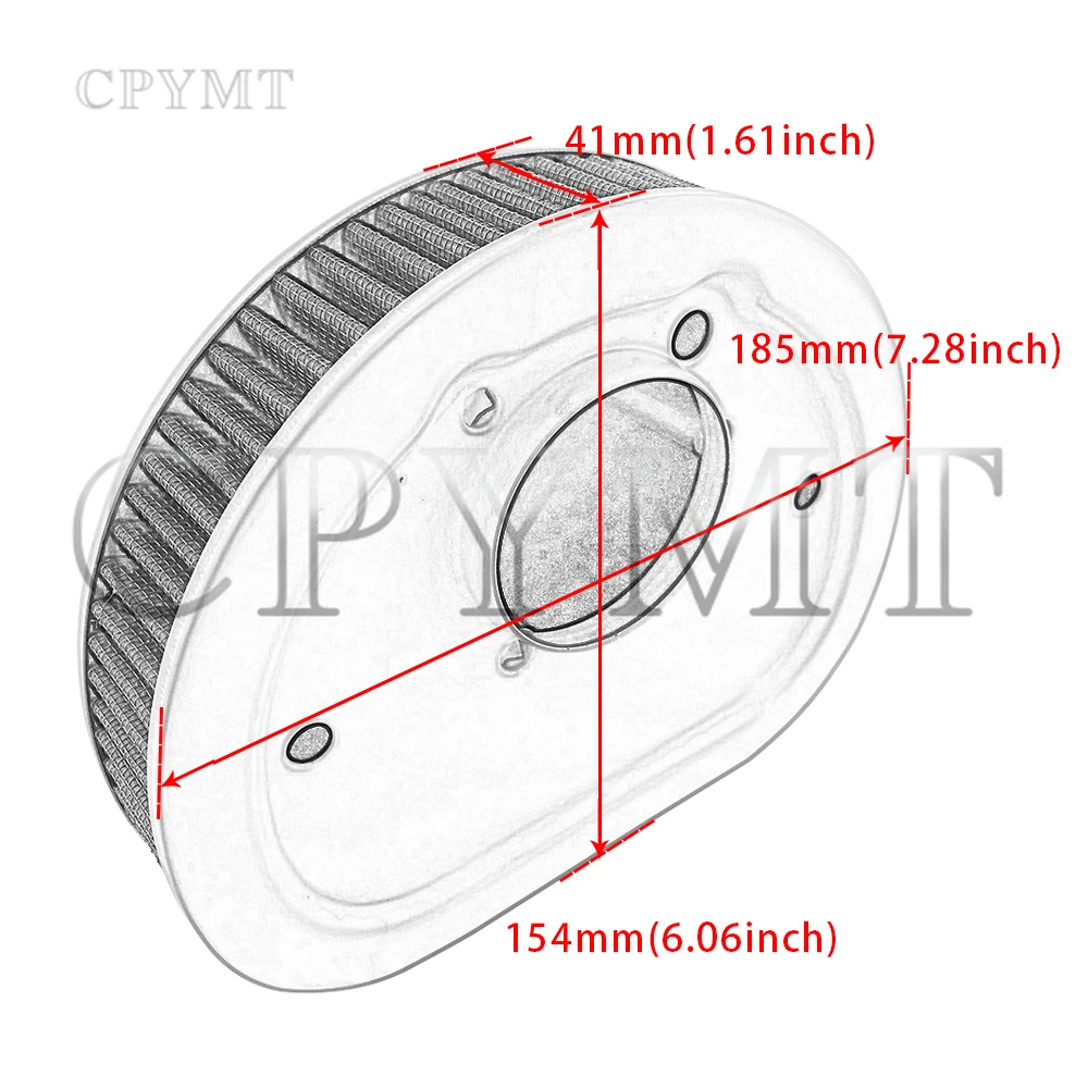 Воздушный фильтр мотоцикла подходит для Harley Breakout FXSB FLHR Road King FLHT Electra Glide Street Softail Slim