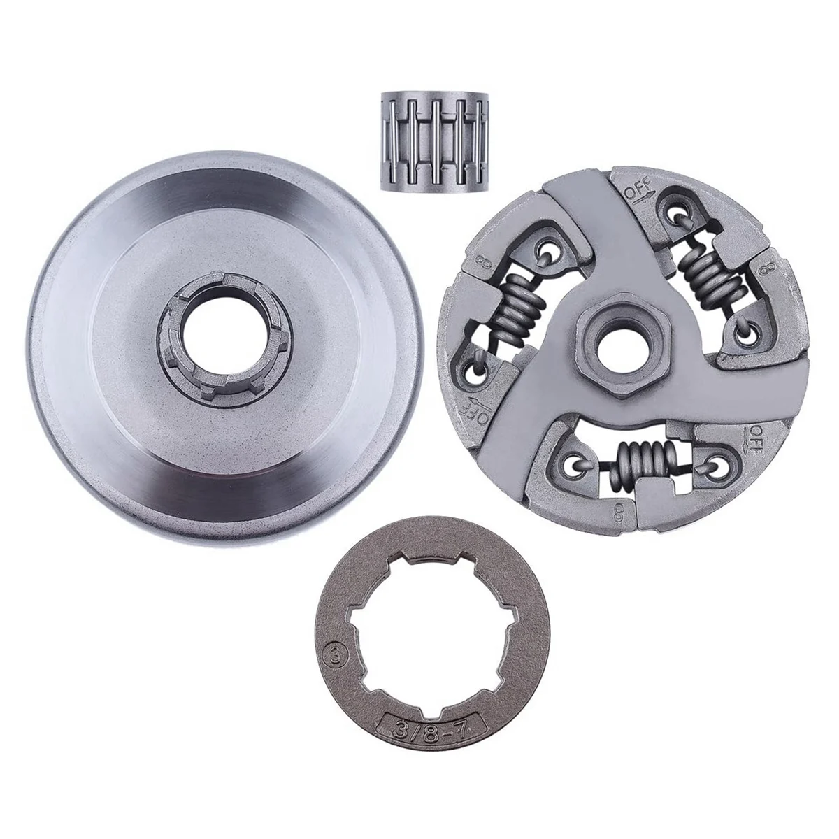 

Комплект подшипников для барабана сцепления 3/8-7T для Husqvarna 3120 394XP 395XP 3120XP Jonsered 2094 2095 бензопила 503701501