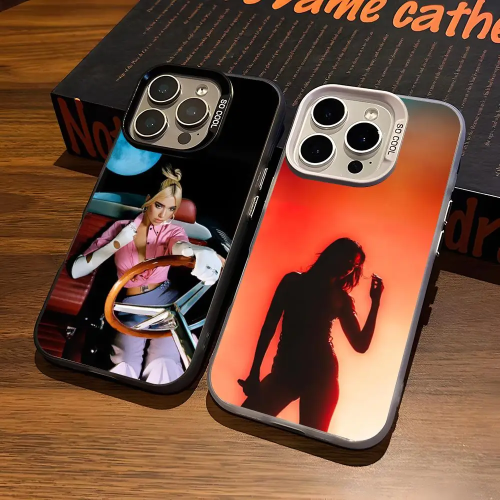 Фото Чехол для телефона Dua L-Lipas Singer для iPhone 17 Air 16 15 14 Plus 13 12 11 Pro 7 8 XS Max XR, серебристо-черный, с бампером №1