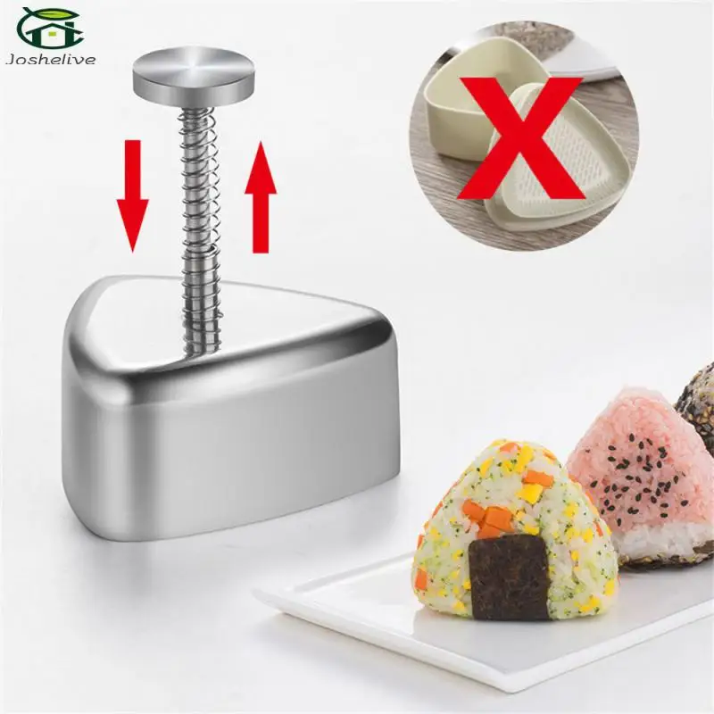 

Rice Ball Bento Machine Mould Quick Seaweed Rice Vegetable Meat Rolling Machine Easy Demould Vegetable Meat Rolling Gadgets Diy