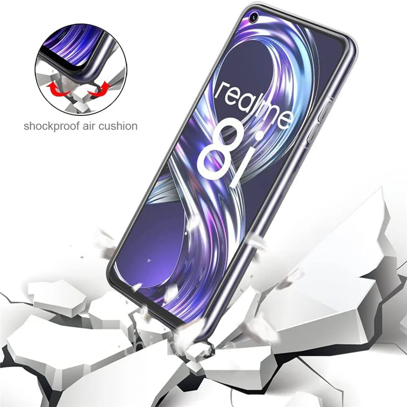 Силиконовый ТПУ чехол для OPPO A36 A76 A16S Find X5 X3 Lite NEO двойной прозрачный Realme 9i C21Y 8i C25Y 360