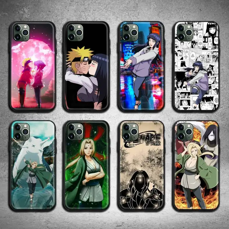 

Hinata Hyuga Kiss Tsunade Naruto Phone Case For iphone 13 12 11 Pro Max Mini XS Max 8 7 6 6S Plus X 5S SE 2020 XR cover