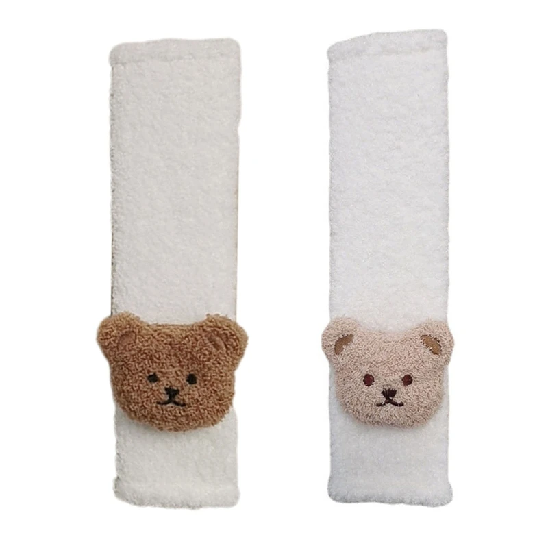

Cartoon Seat Belt Shoulder Guard Car Sefety Seat Belt Cover Plush Bear Car Shoulder Belt Protector