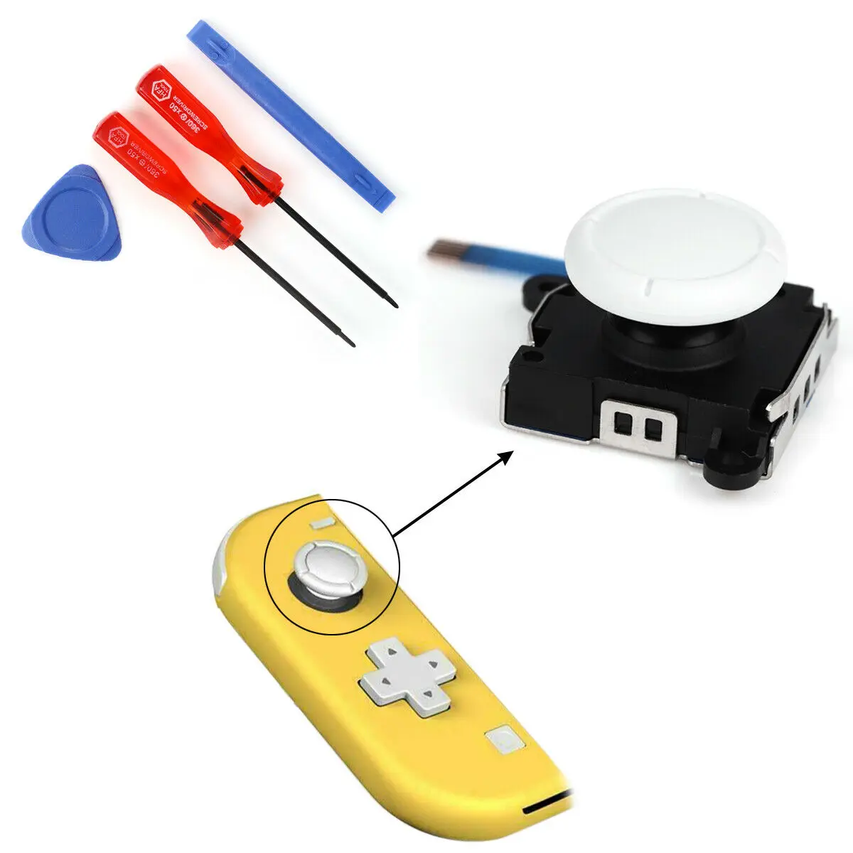 1X аналоговая Замена для Nintendo Switch Lite джойстика Joy Con
