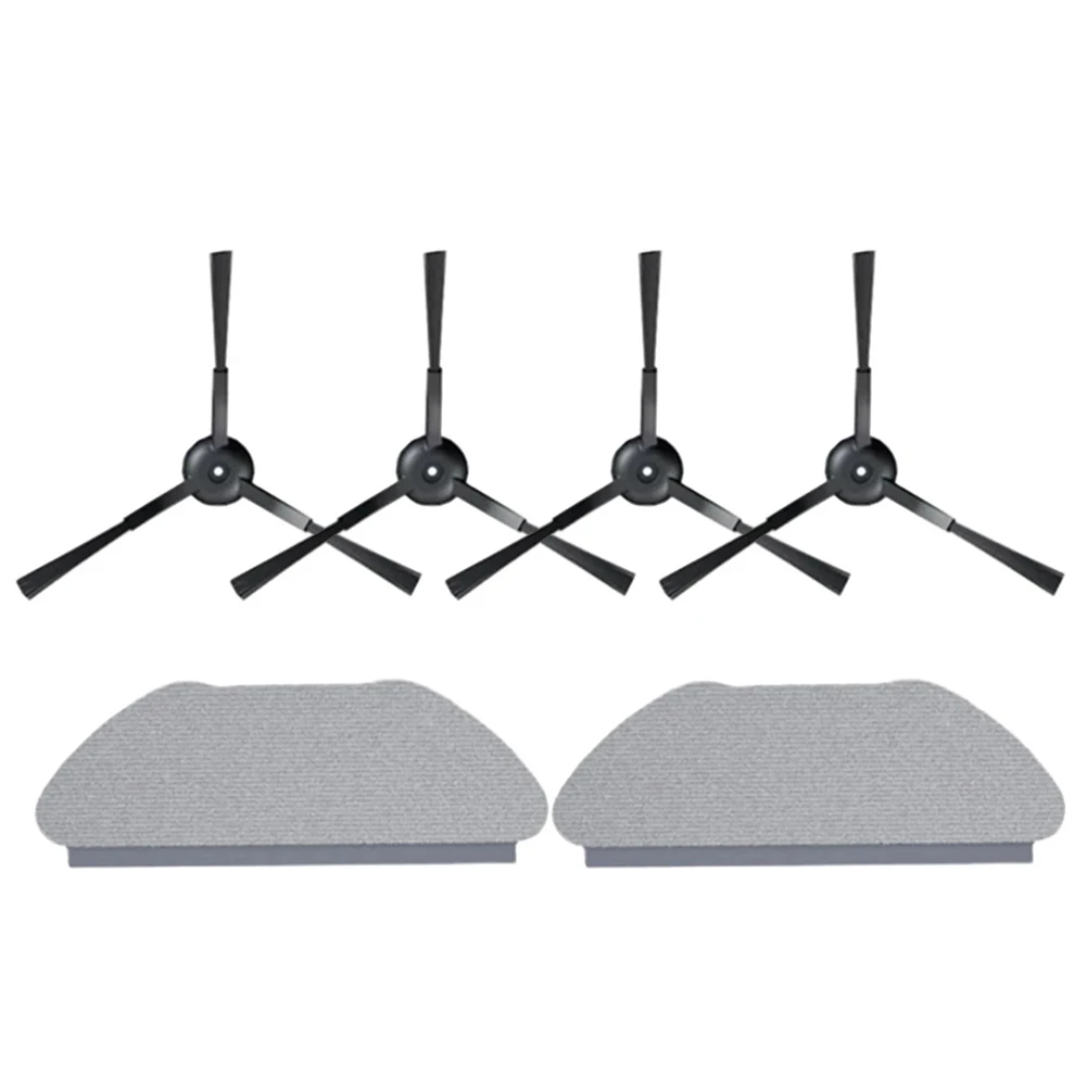 

4+2pcs Side Brush Mop Cloth Set Kit Replacement For Qihoo 360 S10 X100 Robotic Vacuum Cleaner Parts