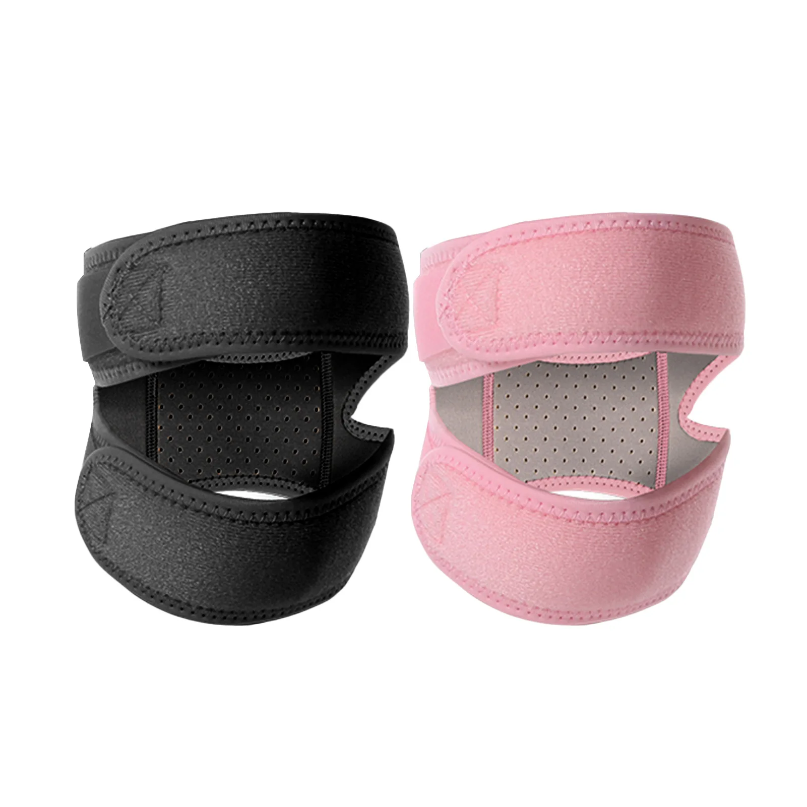 

Sports Knee Support Knee Compression Sleeve With Shoulder Straps Silicone Inserts Professional Knee Brace Wraps Stabilizer For