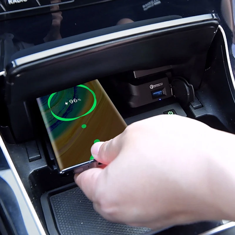 

Беспроводное зарядное устройство 15 Вт для Mercedes Benz W205 GLC X253 AMG C43 C63