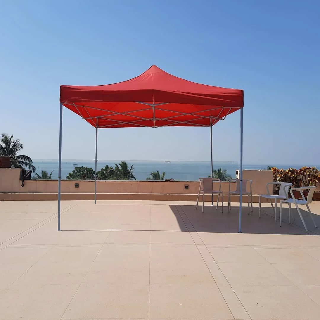 10x10 Canopy Tent With Church Window Sidewalls Trade Show Te