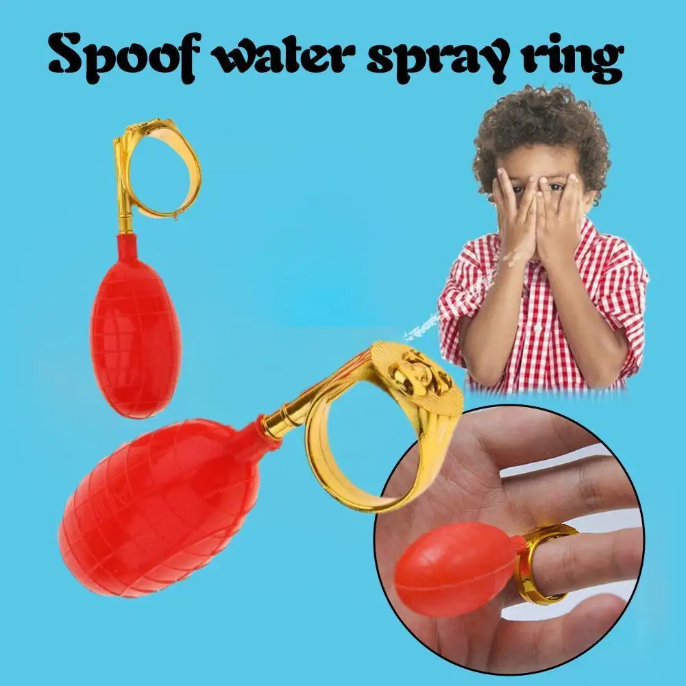 

Creative Squirt Ring Tricky Toys Spray Water Ring Funny Gags Prank Jokes Toy