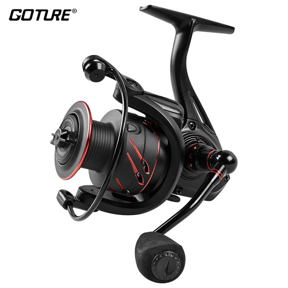 

Goture 4.7:1 5.0:1 Fishing Reel GS2000-GS7000 Spinning Reel 15KG Max Drag 13BB Saltwater Fishing Reel Wheel For Carp Fishing