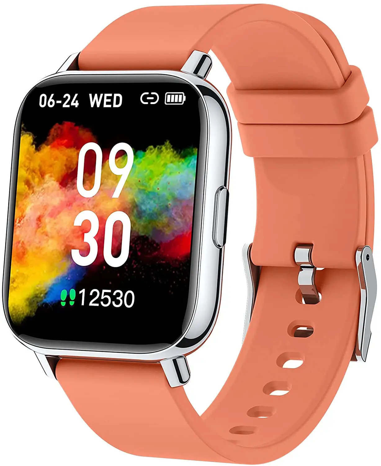 

Smart Watch for Women Men, 1.69 Full Touch Screen Fitness Watch with Heart Rate Sleep Monitor Health Fitness Tracker Pedometer