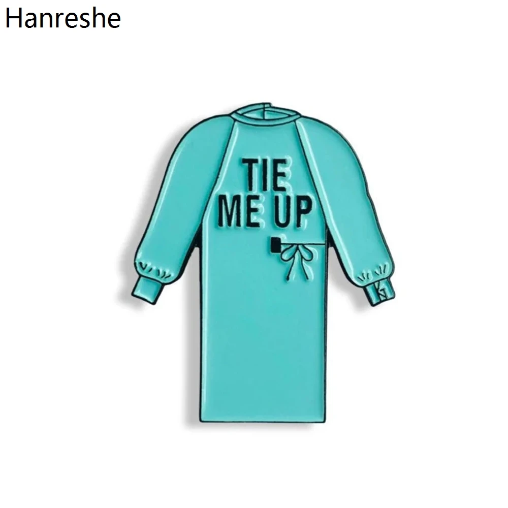 

Hanreshe Medical Surgical Gown Brooch Pin Enamel Lapel Badge Medicine Jewelry Accessories for Doctor Surgeon Scrub Nurse