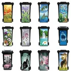 Самоклеящаяся 3D наклейка на мусорную корзину Океан Фолз