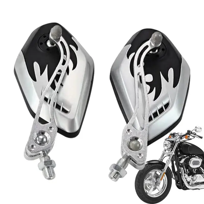 

Motorcycle Rearview Mirror Rearview Mirror Motorcycle Mirrors Motorcycle Bar End Mirrors Side Mirrors High Definition Glass