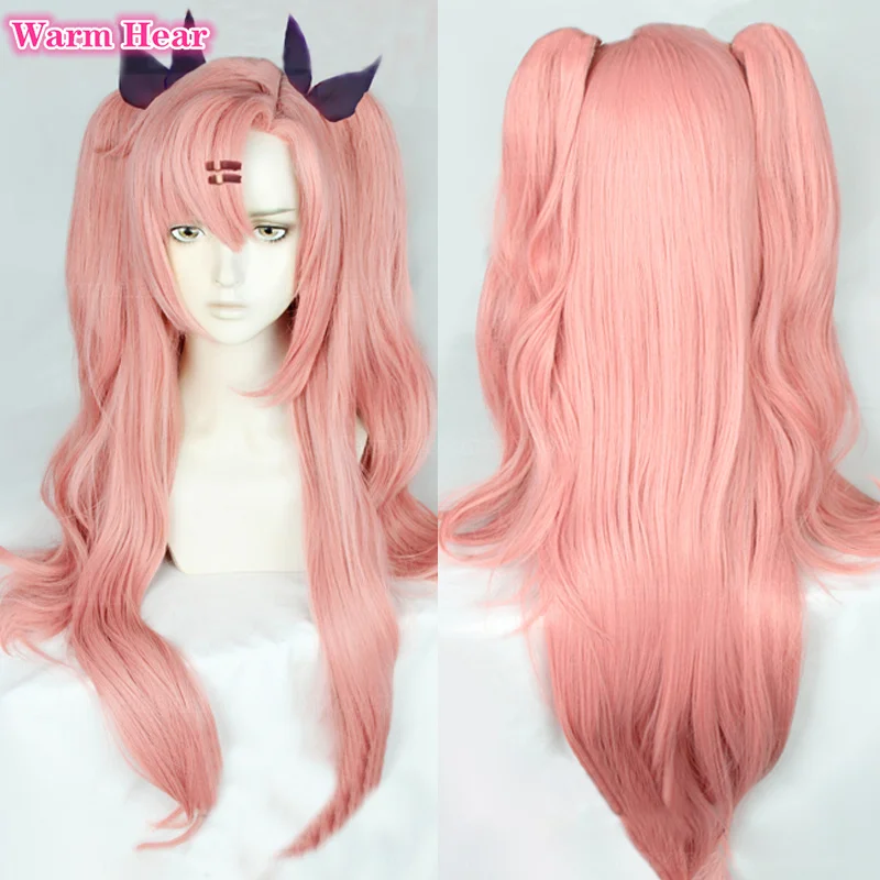 

Game Zenless Zone Zero Nicole Demara Cosplay Wig Long Pink Double Ponytail Heat Resistant Synthetic Hair Anime Wig + Wig Cap