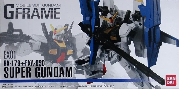 Фото Оригинальная сборная модель Bandai 46486, игрушка Gundam G-FRAME EX01 Super Gundam, аниме, экшн-фигурки, игрушки, украшения, подарки для детей №2