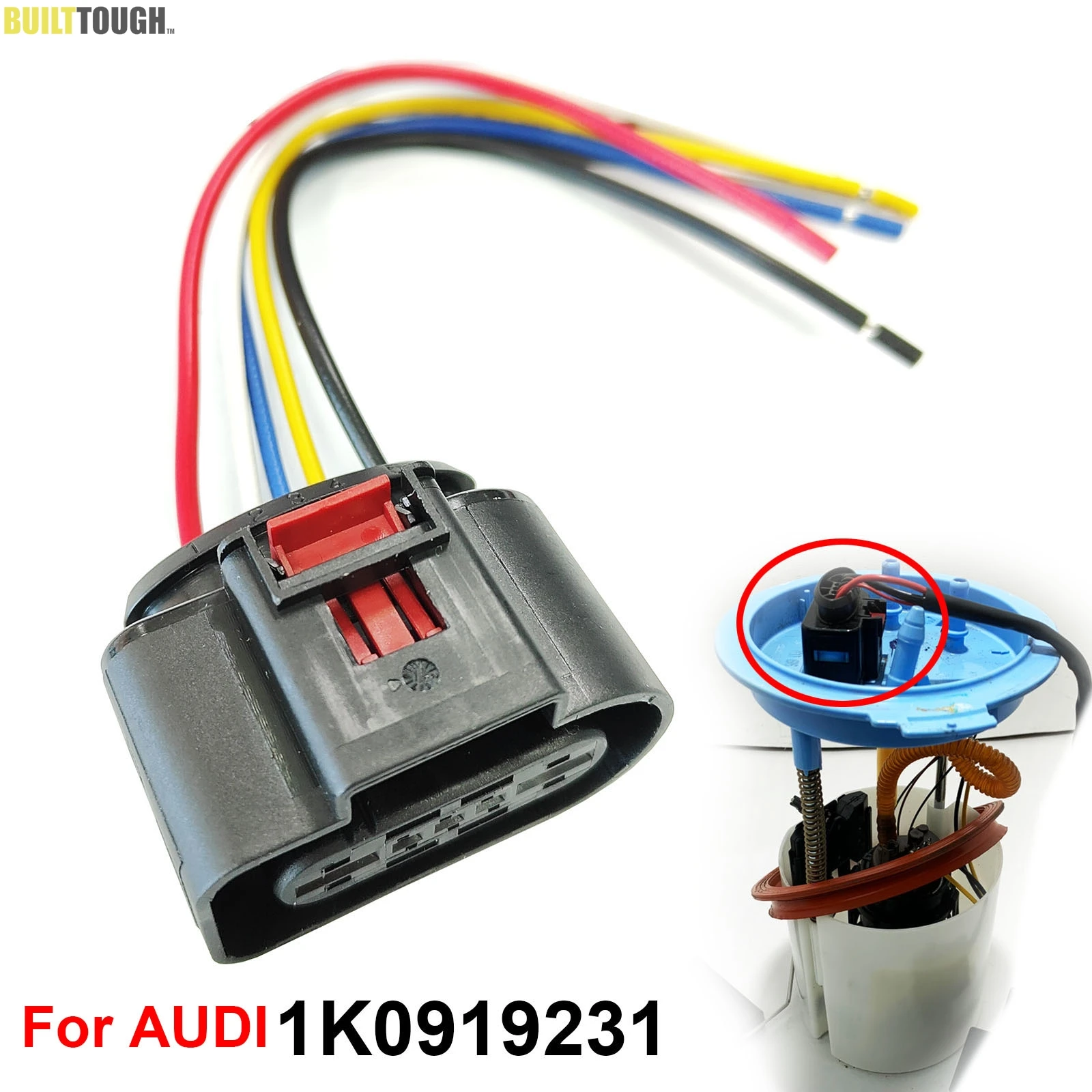 

Для AUDI A1 A3 S3 A4 A5 S5 A6 A7 RS6 Q3 Q5 R8 TT Топливный насос Управление передатчиком Жгут проводов Ткацкий разъем Предварительно смонтированный 1K 0919231