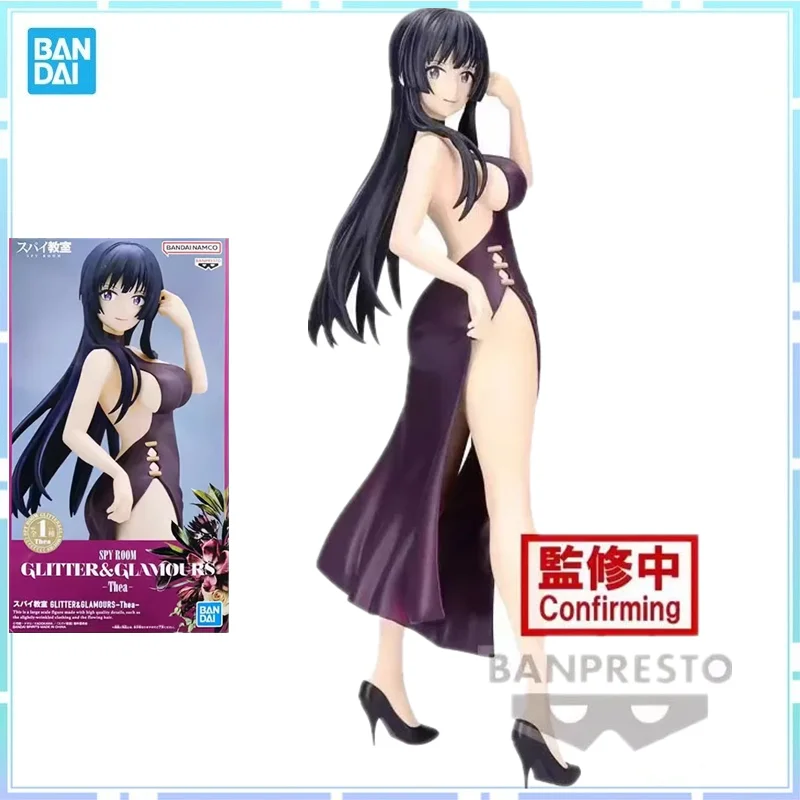 Фото Bandai Original Banpresto Аниме SPY×FAMILY Thea GLITTER GLAMOURS ПВХ Фигурки Коллекция Куклы Игрушки №1