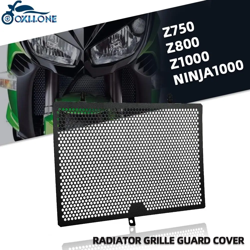 

Motorcycle Accessories Radiator Grille Guard Cover FOR Kawasaki Z750 Z800 Z1000 ZR1000F ZR1000G ZRT00B ZRT00D NINJA1000 Z1000SX