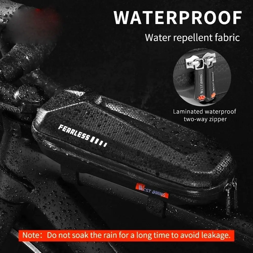 

EVA Waterproof Road Bike Cycling Bike Bag MTB Frame Front Top Tube Bag Front Top Tube Bag Bike Frame Pouch Bicycle Bag