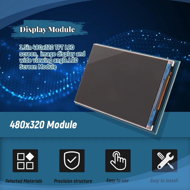 Модуль дисплея-2 5-дюймовый TFT ЖК-экран 480X320 для платы Arduino UNO и MEGA 3 5 (Цвет: 1XLCD экран)